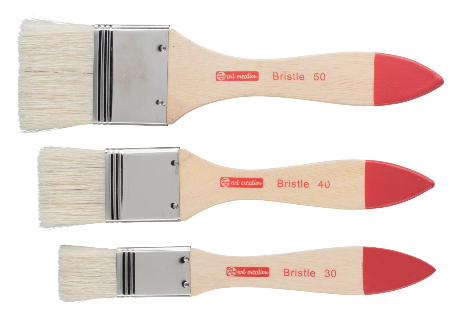 3 pinceaux spalter huile et acrylique en Soies de porc - TALENS ART CREATION