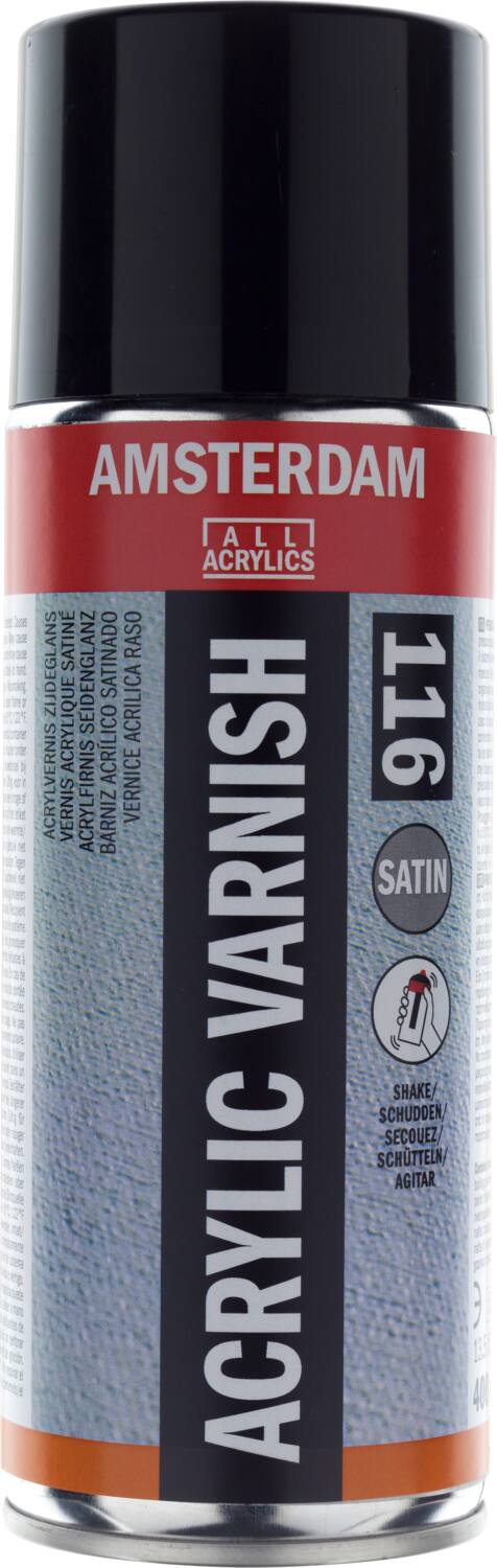 Aérosol vernis peinture acrylique 116 Satiné 400ml - AMSTERDAM