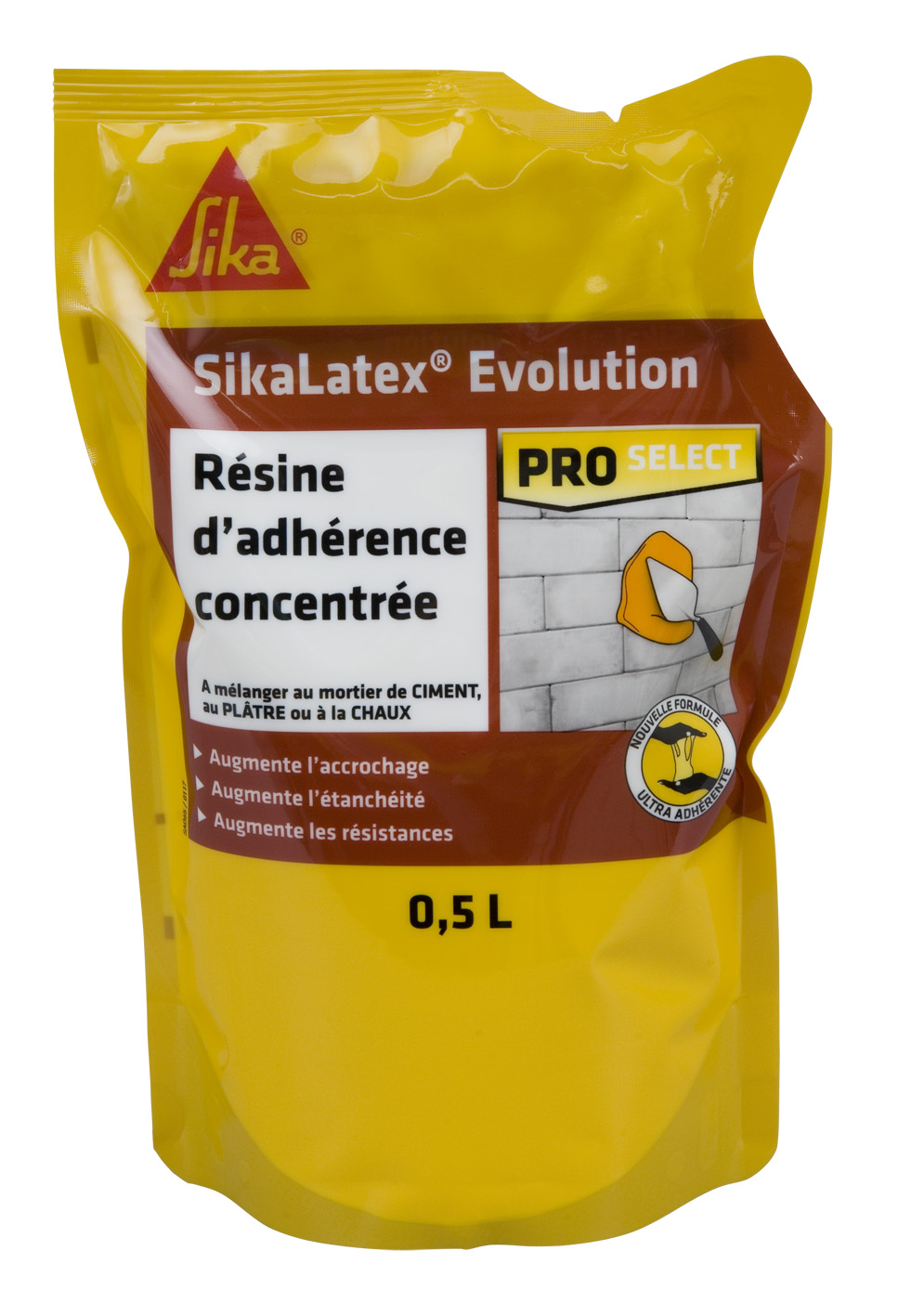Résine pour adhérence et étancheite des mortiers SIKALATEX 0.5 L