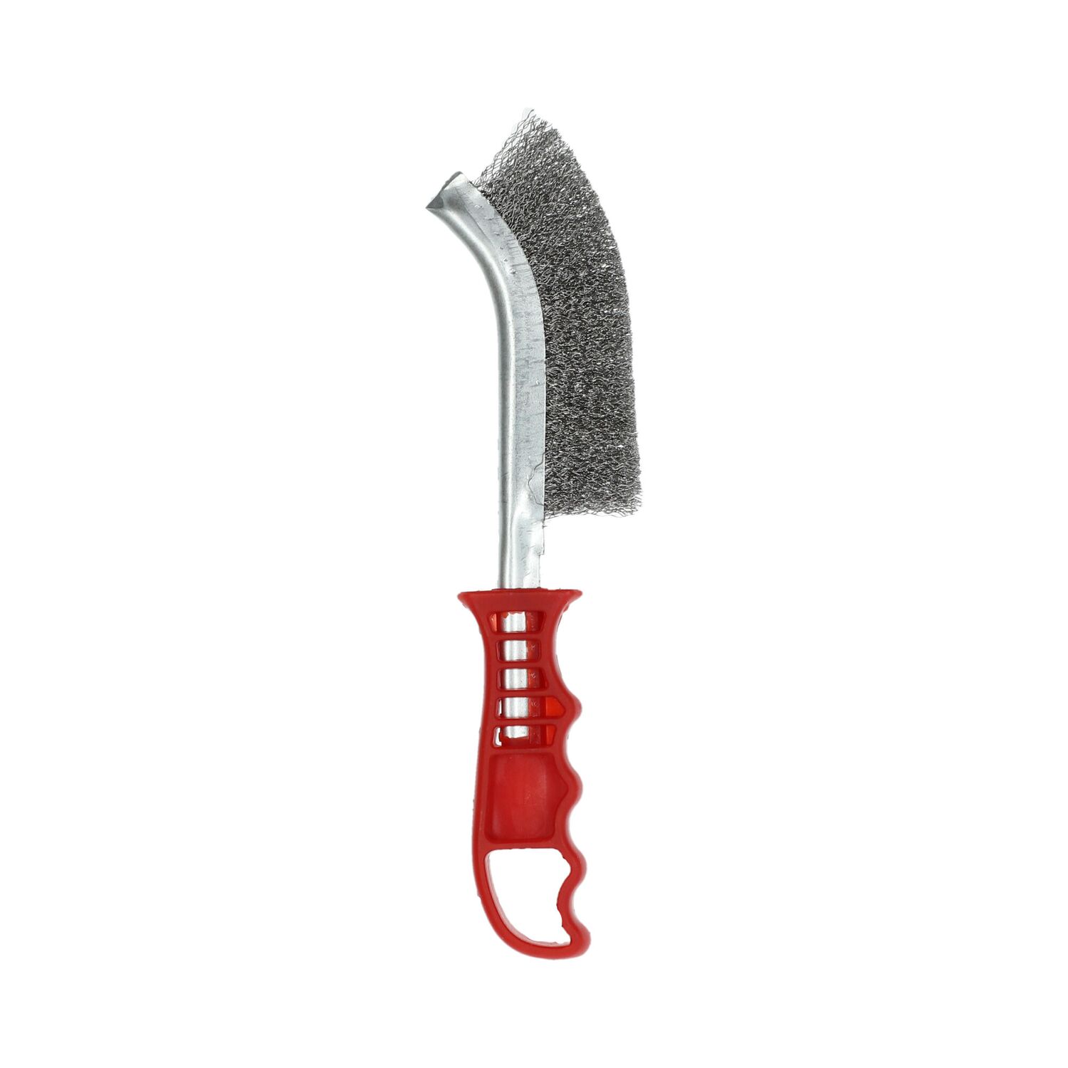 Brosse main acier rouge 260x40mm - NORTON