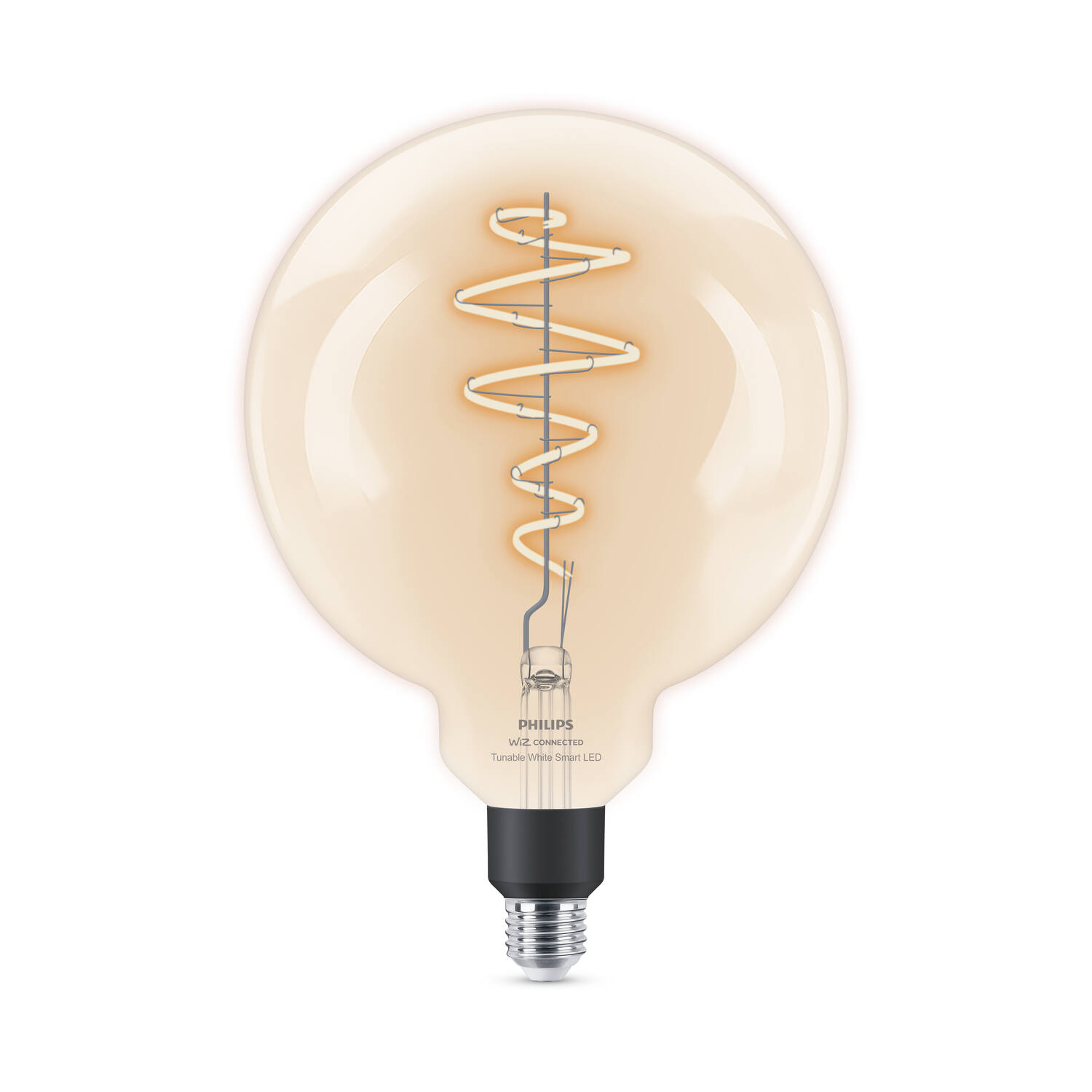 Ampoule filament connectée G200 E27 CCT transparent 40W - PHILIPS