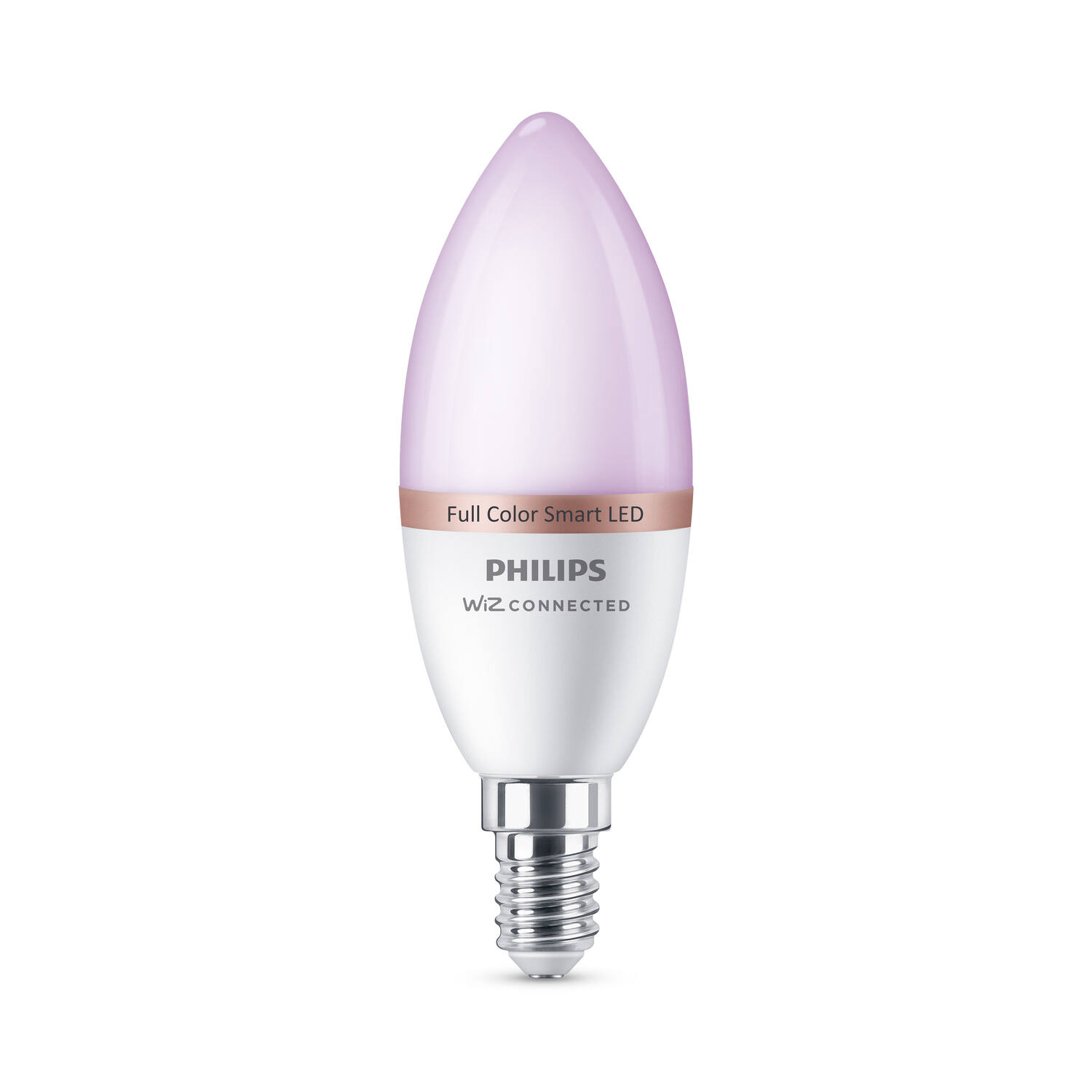 Ampoule SMD connectée flamme E14 RVB CCT opaque 40W - PHILIPS
