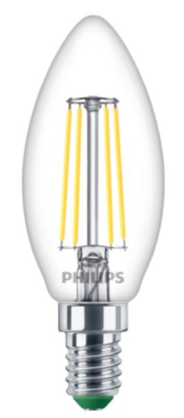 Ampoule flamme UltraEfficient 4000K 40W B35 E14 - PHILIPS