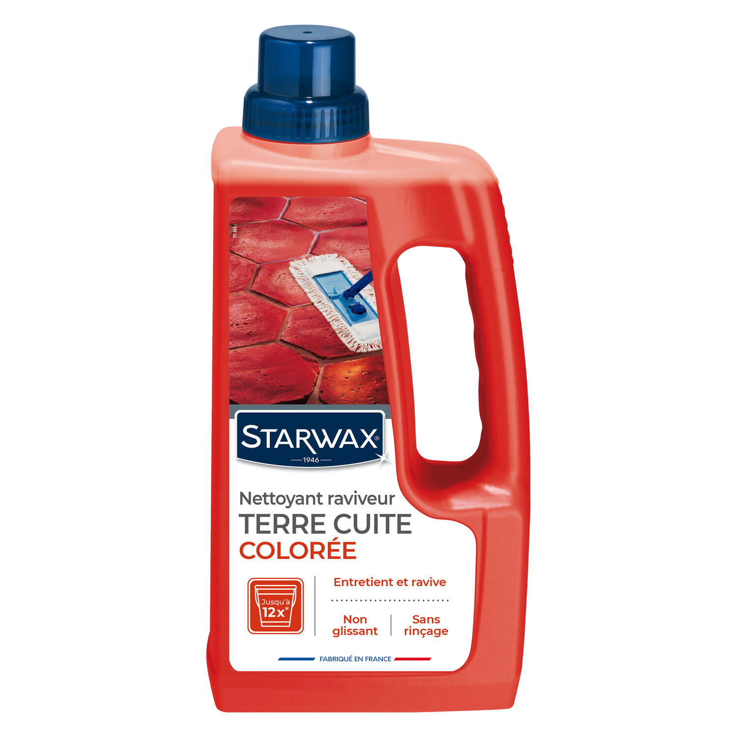 Nettoyant Raviveur Coloré pour Tomettes et Terres Cuites 1L - STARWAX