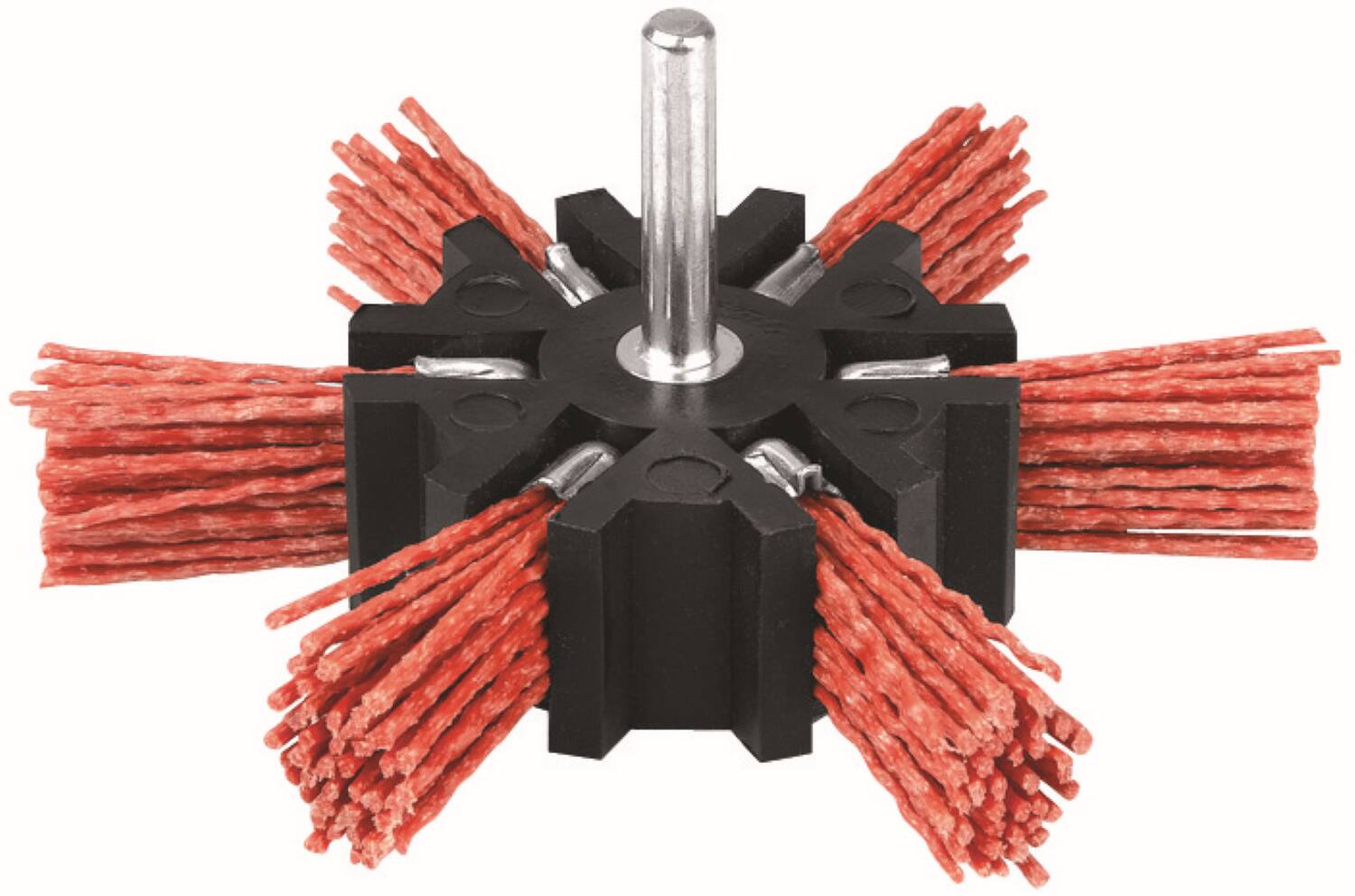 Brosse éventail nylon rouge - SCID