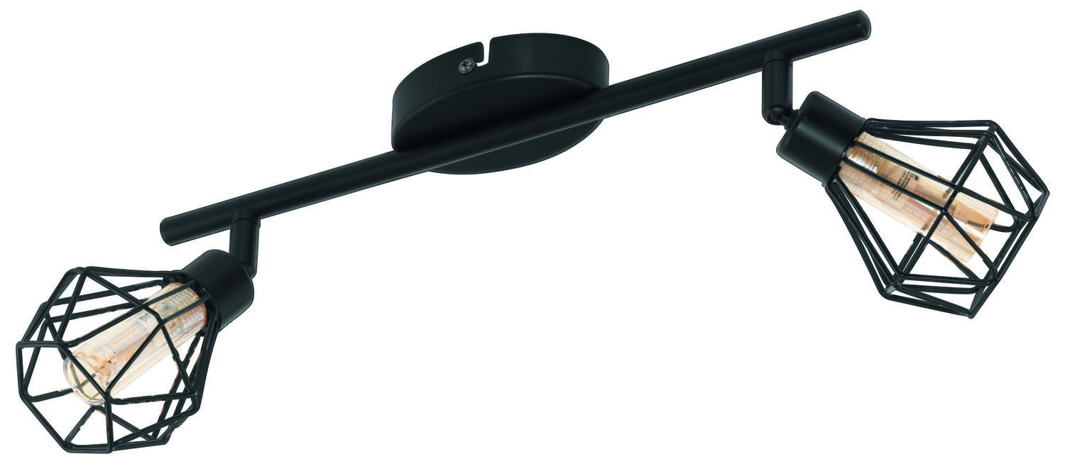 Spot Zapata en acier noir G9-LED 2 x 3W 3000K - EGLO