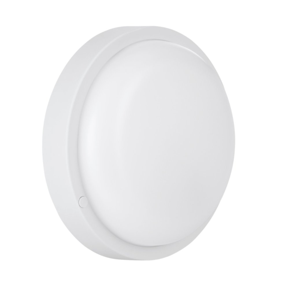 Applique/plafonnier de garage Boschetto-E IP54 11,5W D17 cm plastique blanc - EGLO