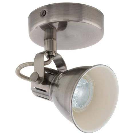 Spot Seras acier nickel-antique GU10-LED 1x3,3W 3000K- EGLO