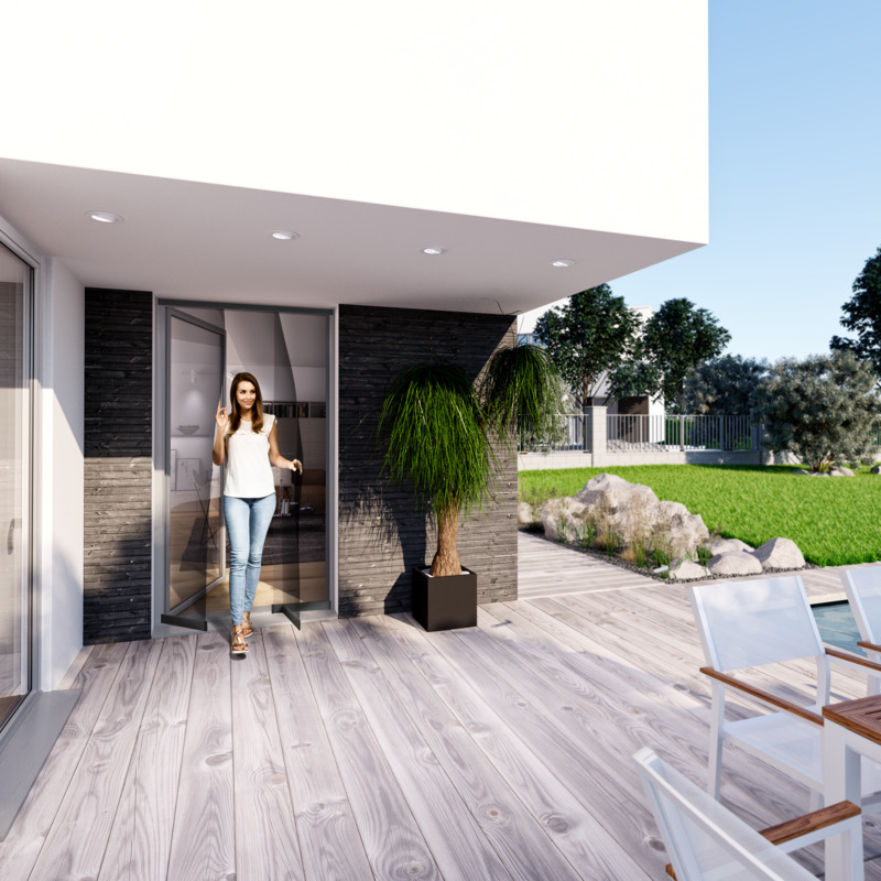 Moustiquaire rideau porte COMFORT 95*220cm ALU