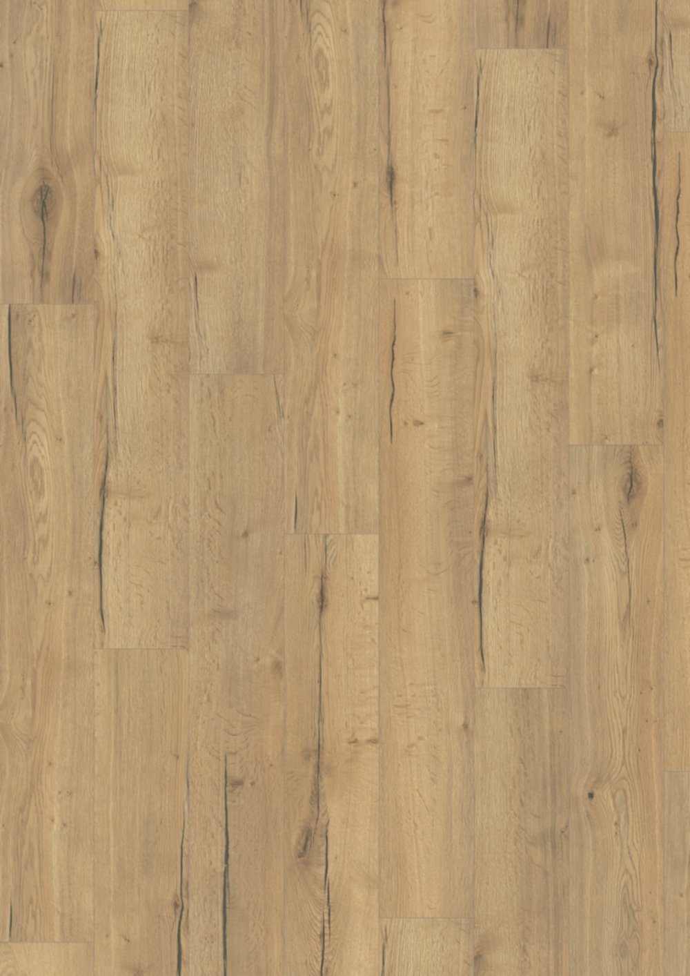 Revêtement de sol stratifié Aqua+ classe 32 Chêne Creston naturel 4 chanfreins 129,2x19,3x0,8cm - EGGER