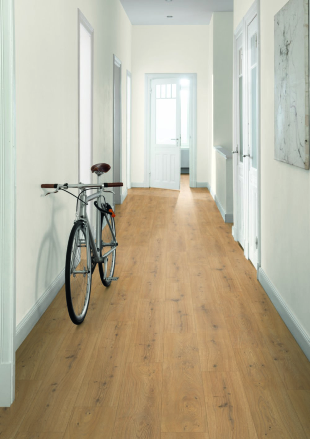 Revêtement de sol stratifié Aqua chêne Predaia Miel 833  - EGGER