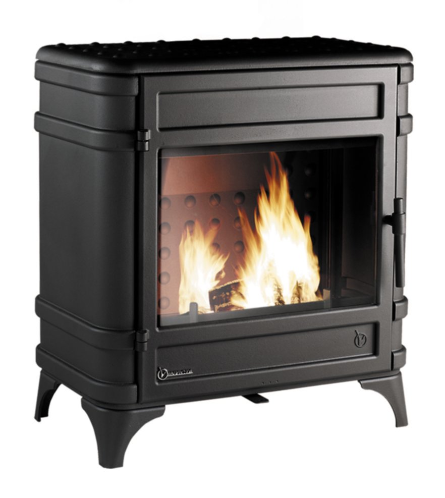 Poêle à bois fonte Siam 8-18kW Bûches 60cm - INVICTA