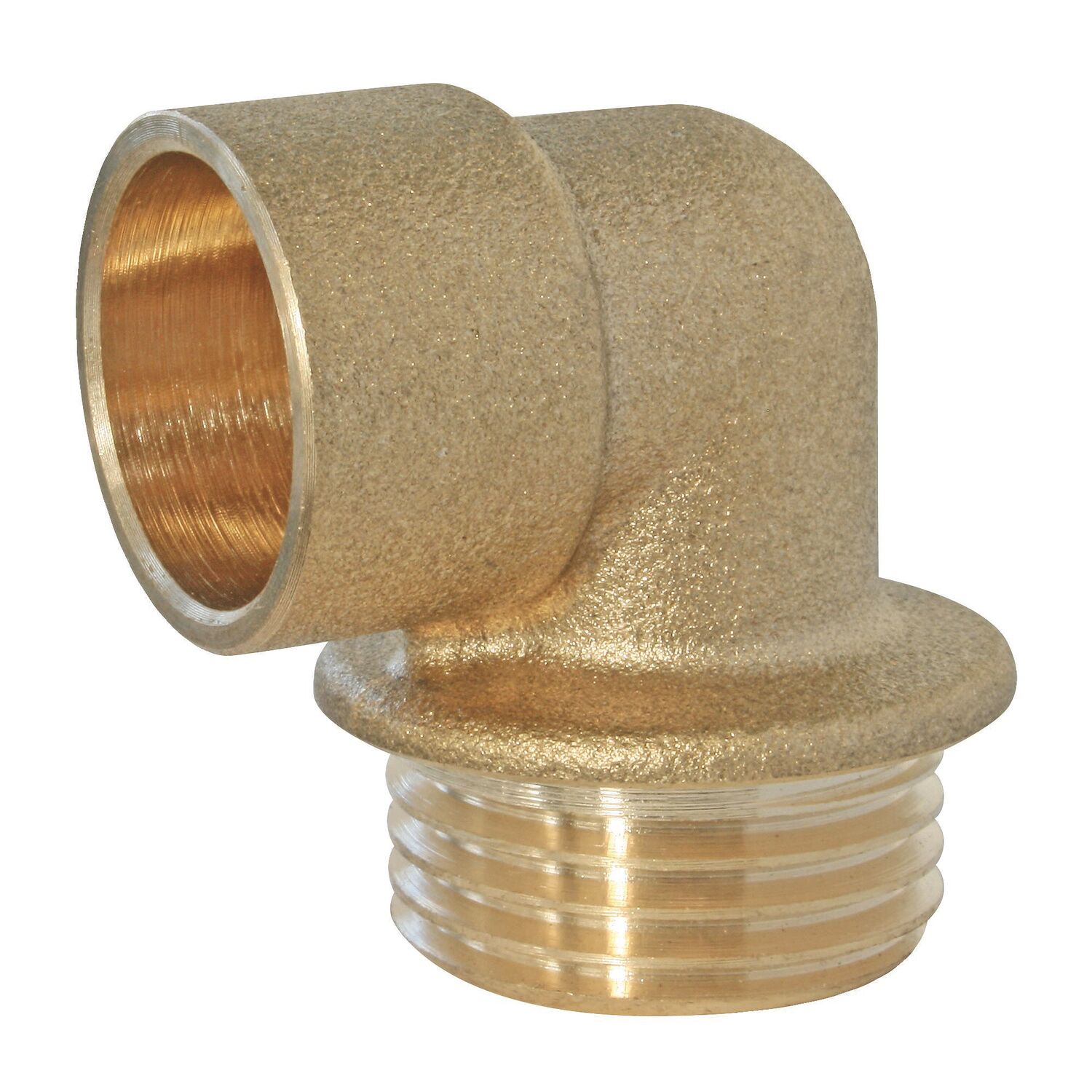 Coude laiton 90° Ø16  - mâle 15/21 PR