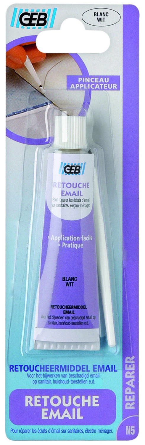 Retouche email  tube 20 ml / blister blanc - GEB