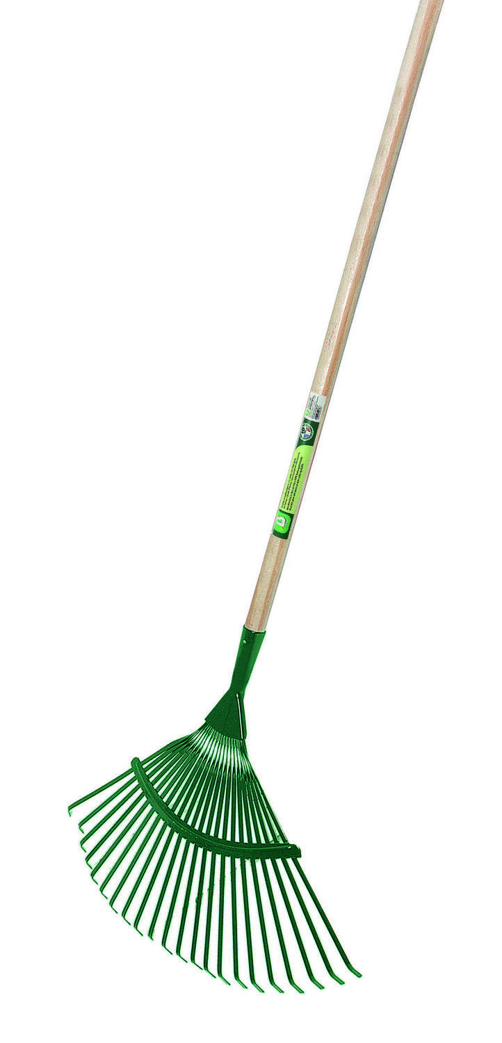 Balai à feuilles 22 fils plat vert - INVENTIV