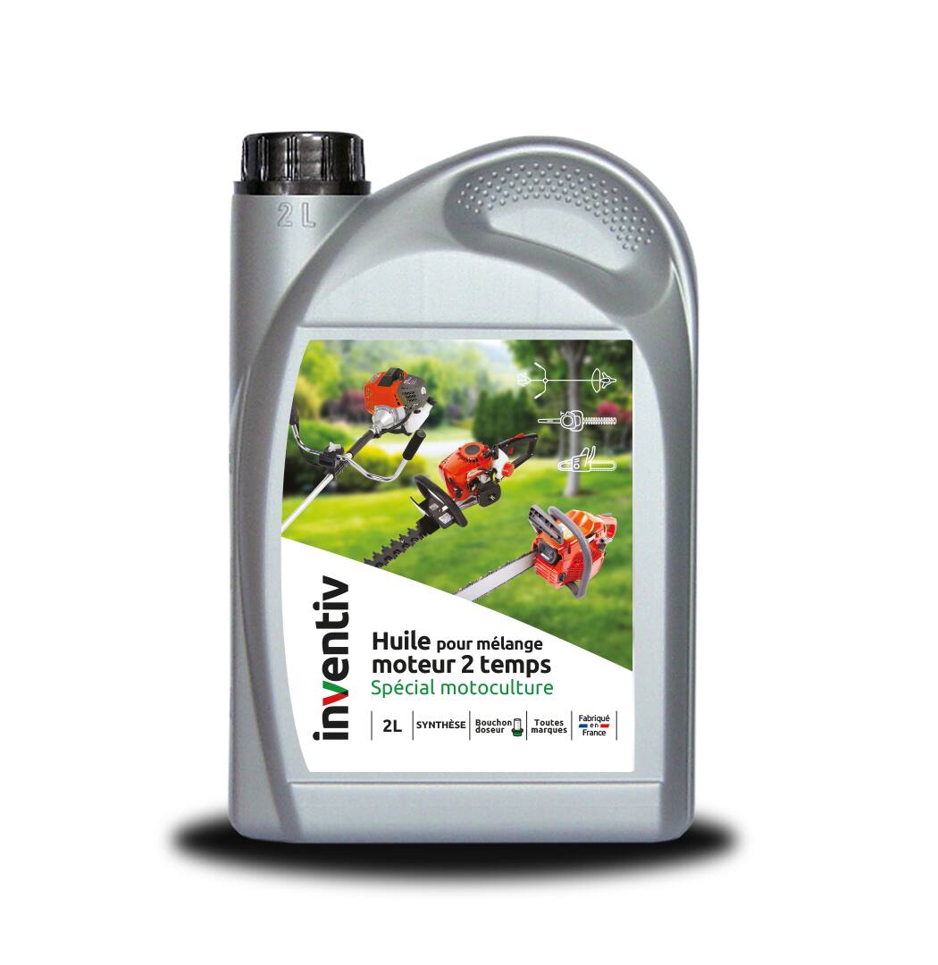 Lubrifiant 2TS Synthèse Avec Bouchon Doseur 2L - INVENTIV