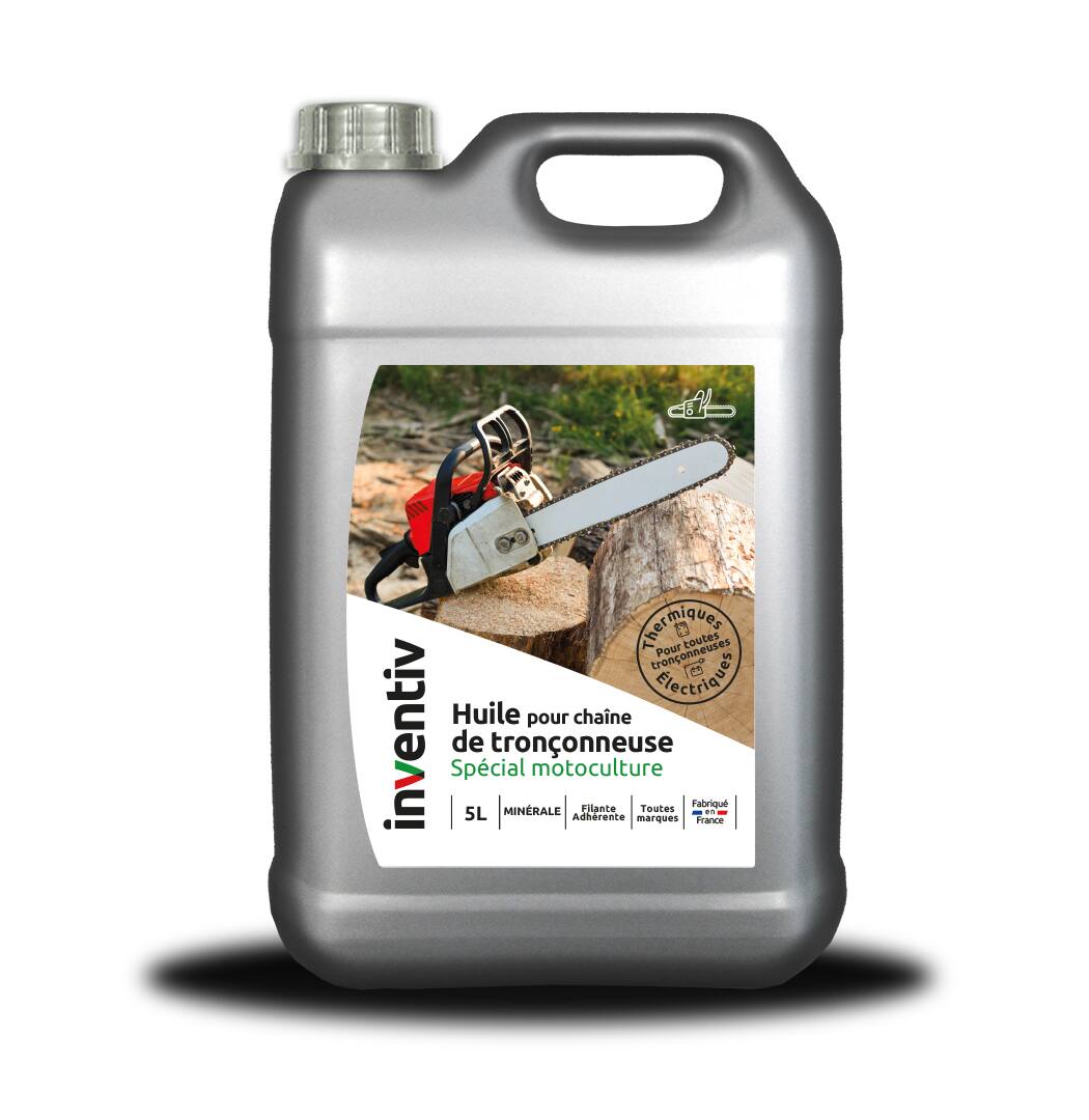 Huile lubrifiante chaîne de tronçonneuse 6AD 5L - INVENTIV