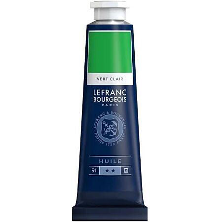 Peinture huile fine Vert clair 40 ml - LEFRANC BOURGEOIS