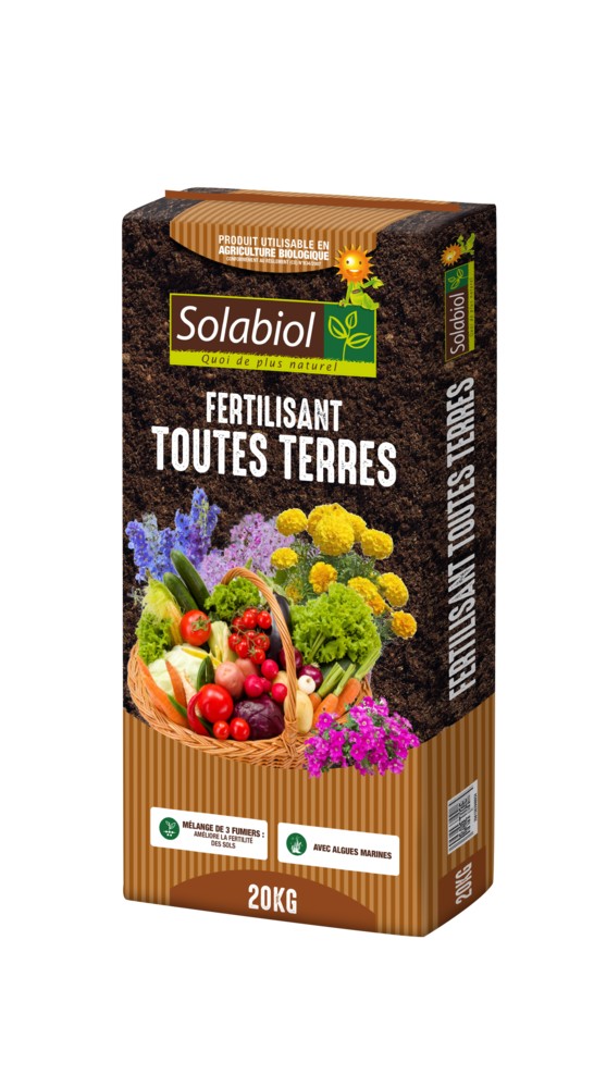 Fertilisant Toutes Terres 20kg - SOLABIOL