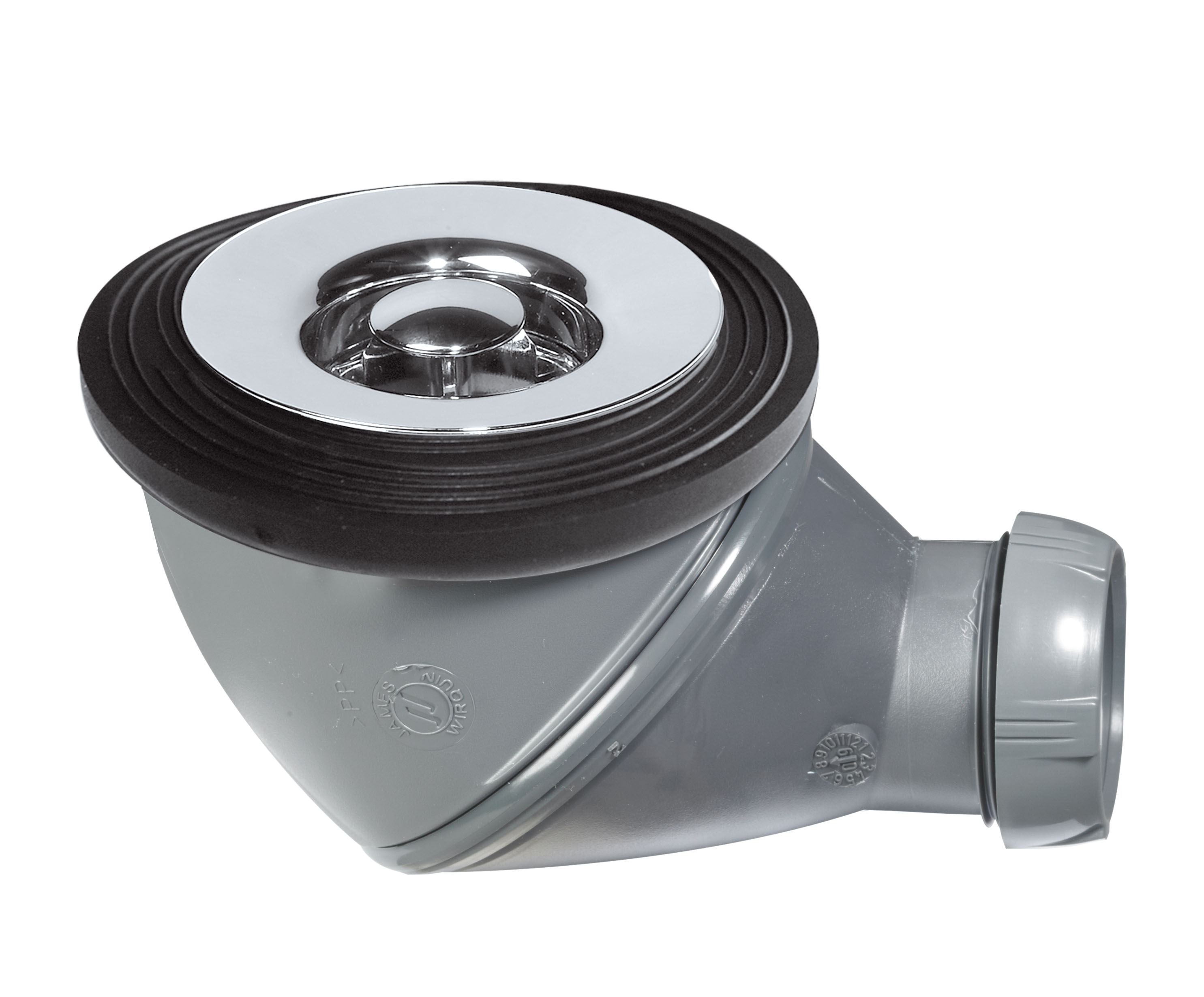 Bonde de douche James multiposition Ø60 mm - WIRQUIN