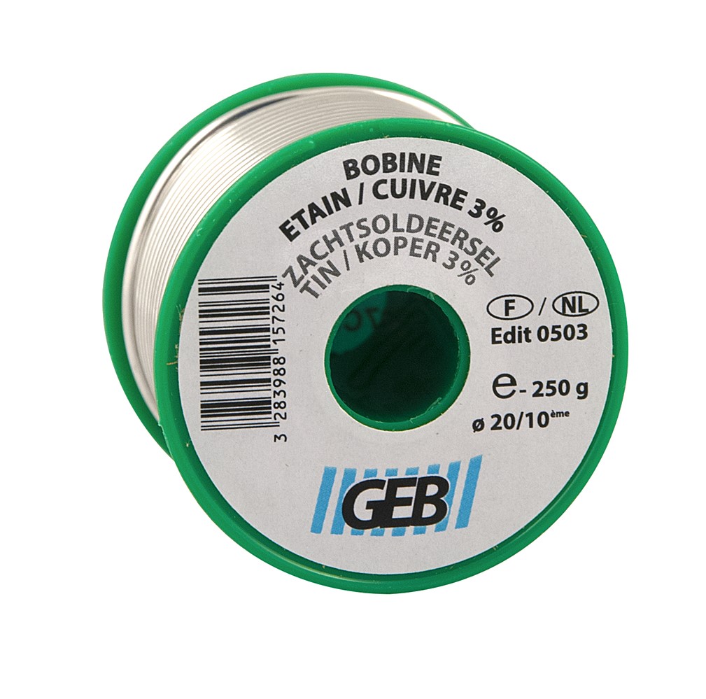 Bobine fil étain 250 g