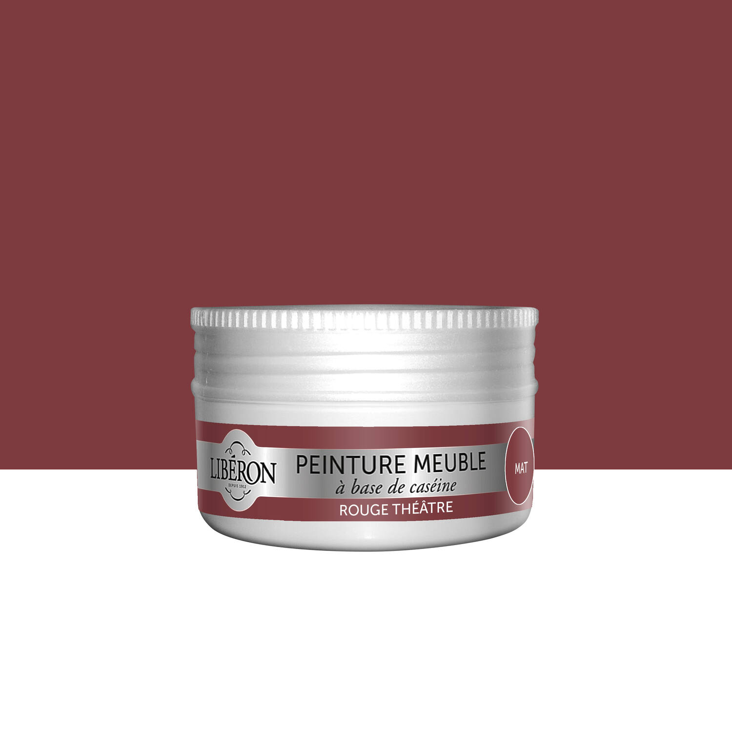 Peinture meuble caséine 75ml rouge théâtre - LIBERON