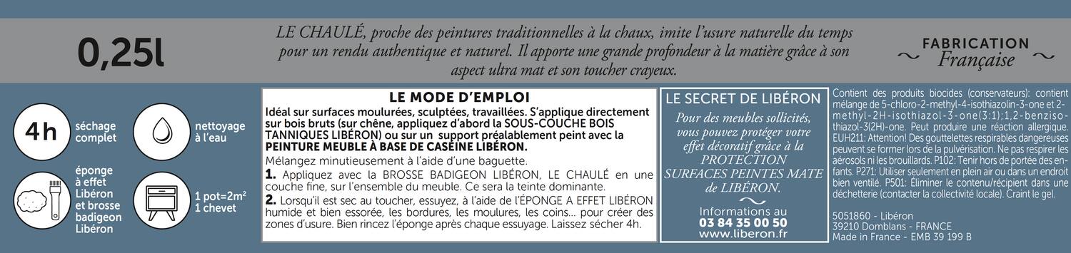 PEINTURE EFFET CHAULÉ CANON DE FUSIL 0,250L