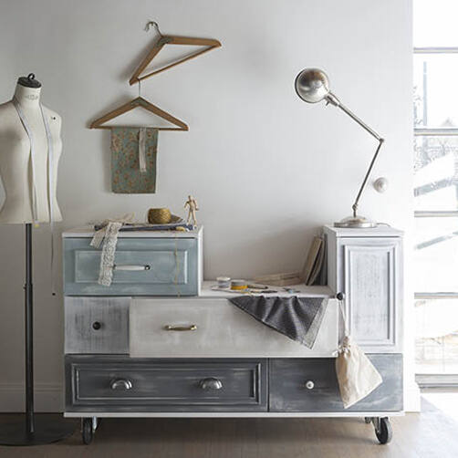 Peinture boiseries intérieur - LIBERON Le Chaulé blanc poudré mat 0,5L