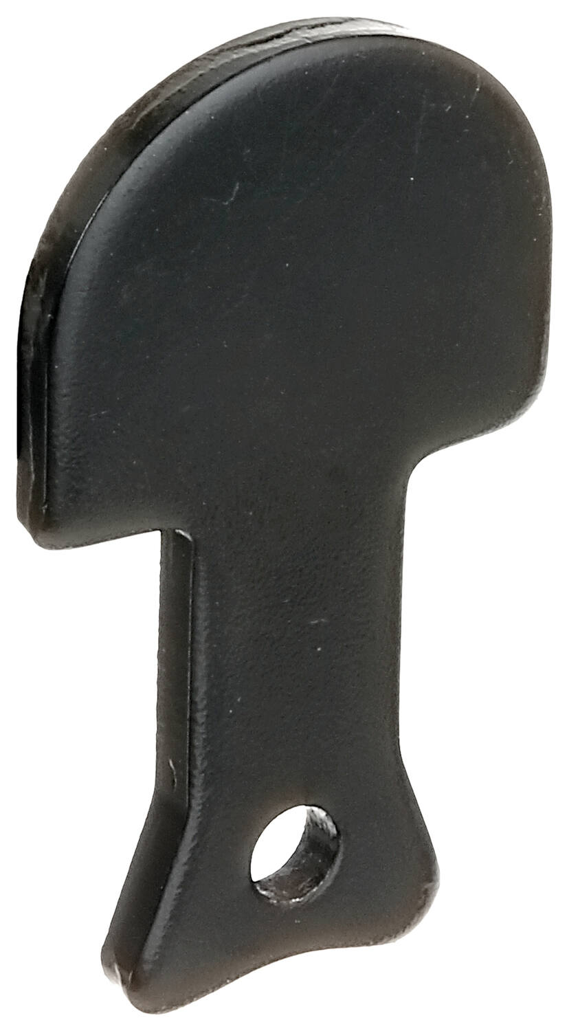 Butée de volet Droit Ø6mm 2,8x3,5cm noir - ALBERTS