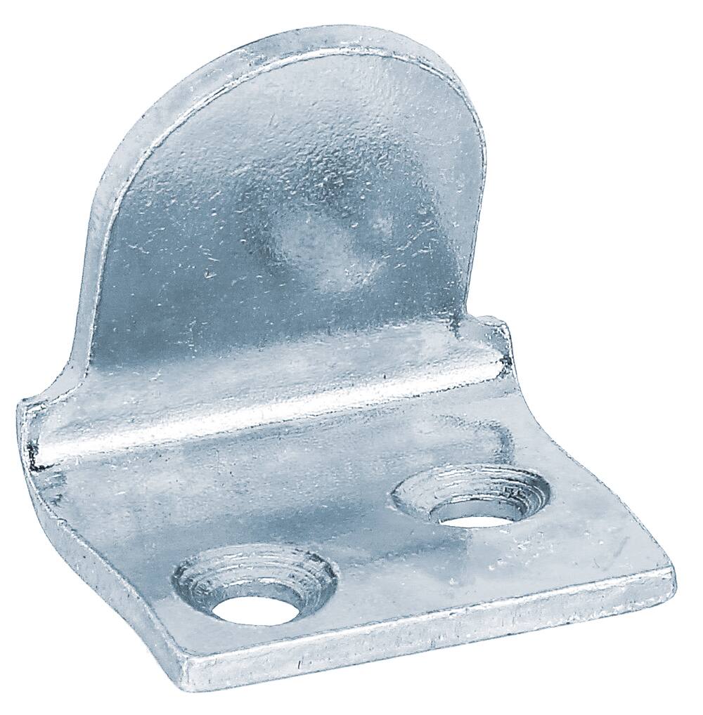 Butée de volet coudée Ø6mm 2,8x2,9cm - ALBERTS