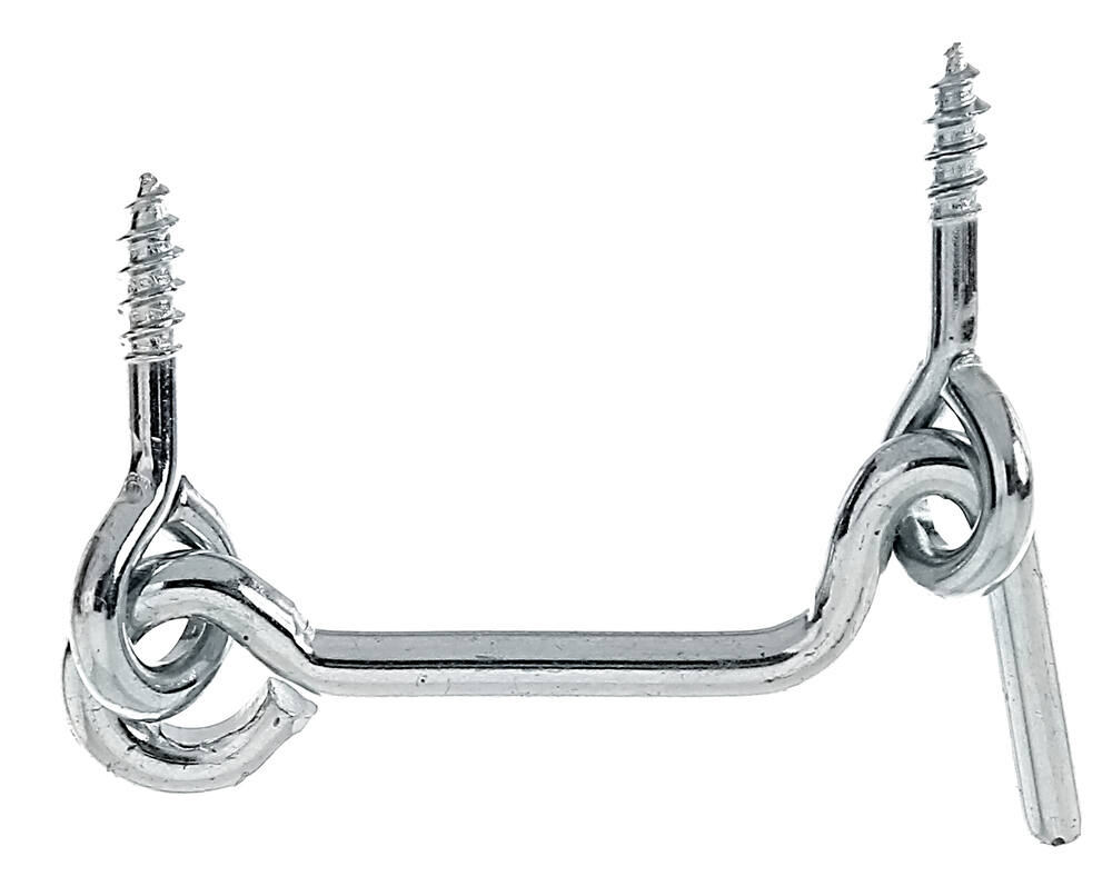 Crochet contrevent + œillets Ø3mm 5cm - ALBERTS