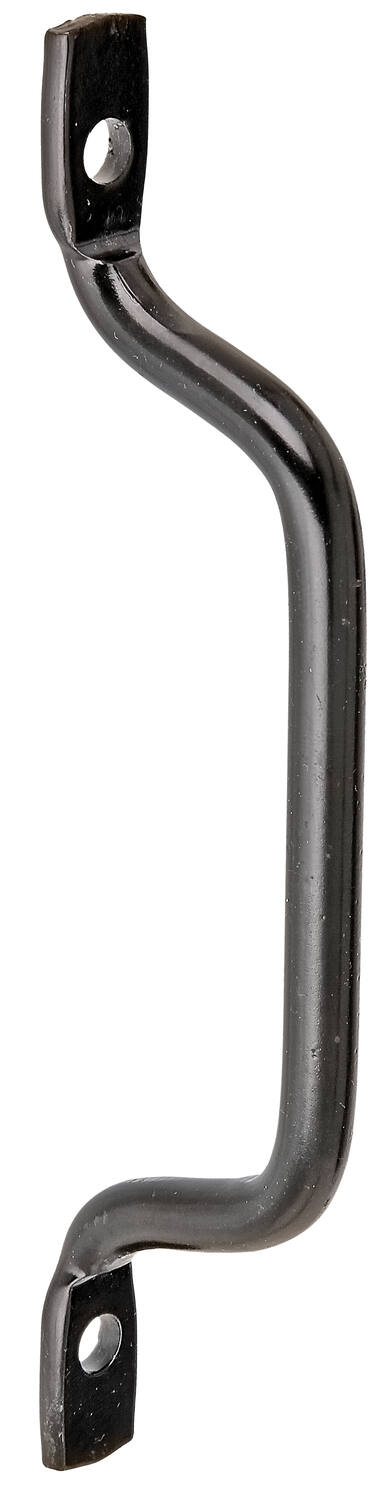 Poignée de porte + de vis fraisés Ø8mm 1,3x17,5cm noir - ALBERTS