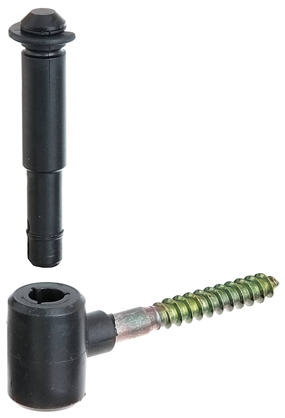 Gond à visser 7,5cm noir - ALBERTS