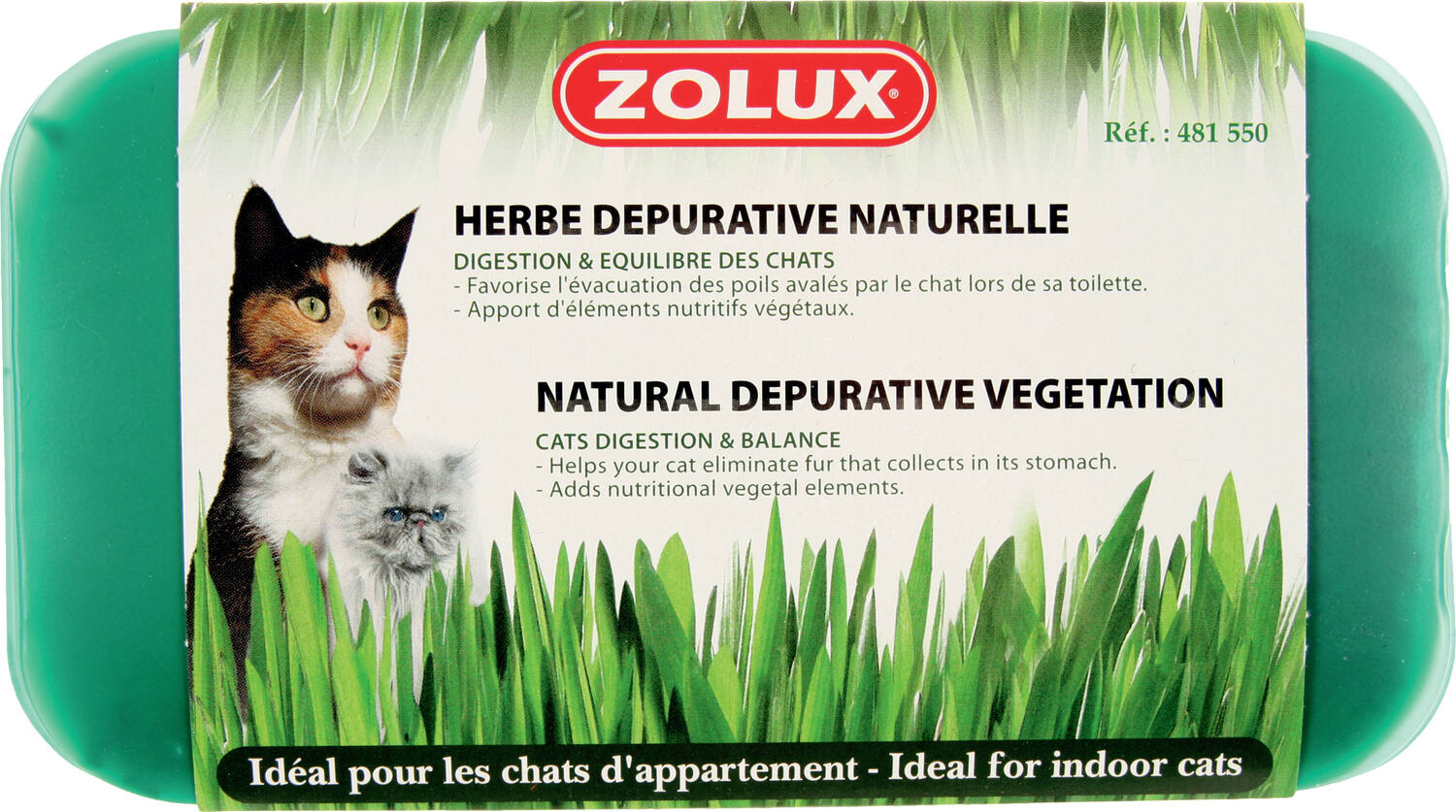 Herbe à Chat Dépurative Naturelle - ZOLUX