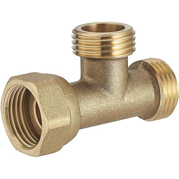 Té écrou libre double mâle + femelle 15x21 803740 - NOYON THIEBAULT