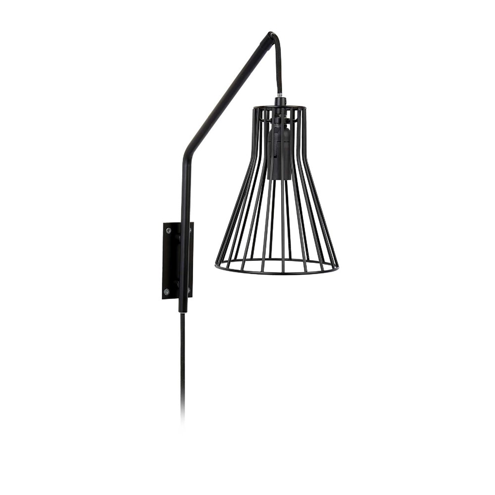 Applique Gael 34x13,8x27,5cm 40W Noir - MATHIAS 