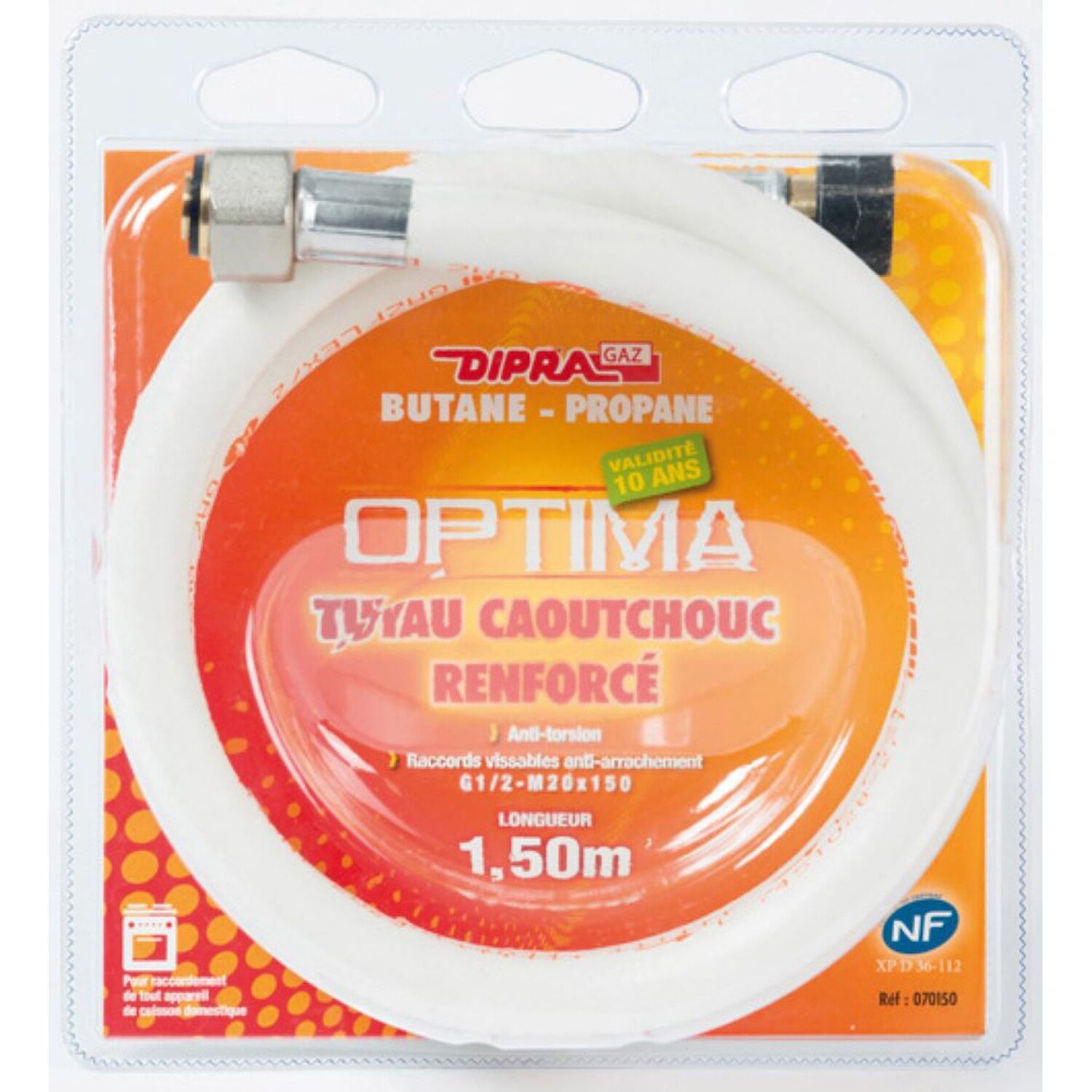 Flexible Butane/Propane 10 ans 2 m - DIPRA