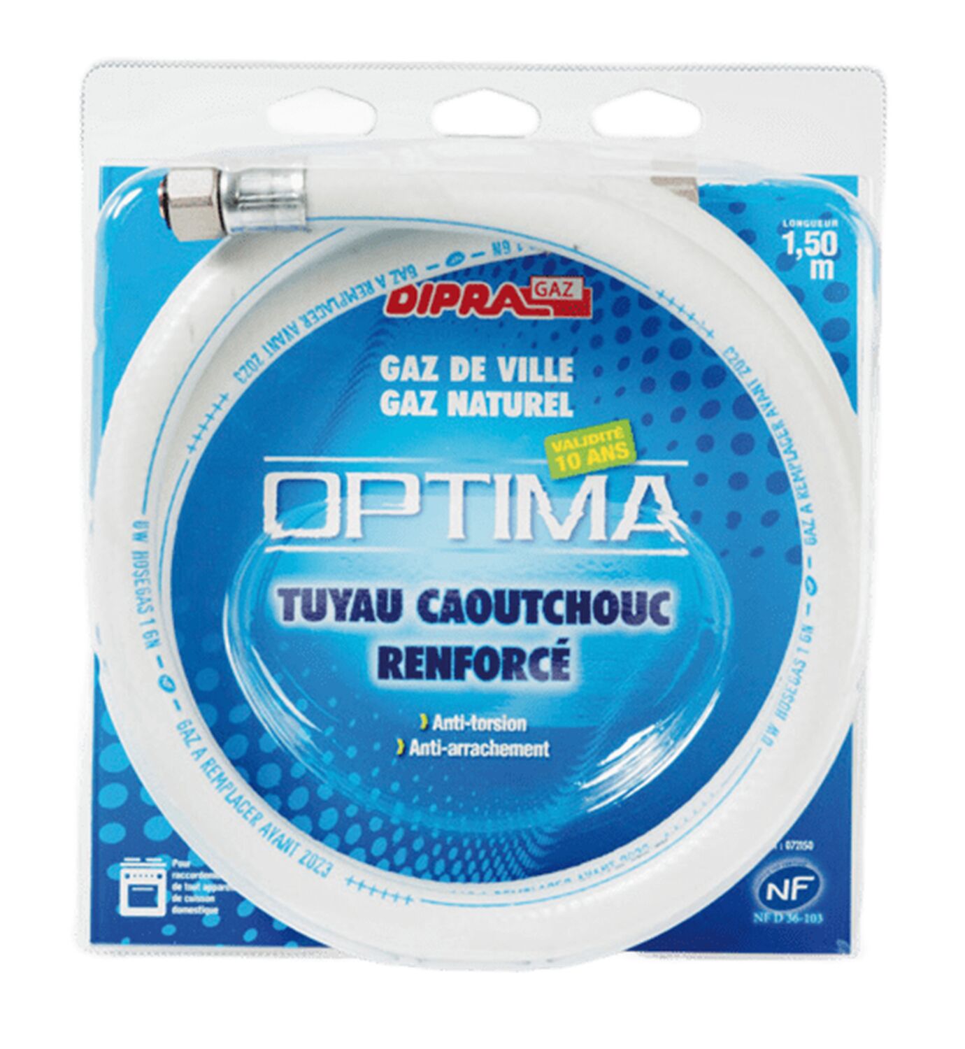 Flexible Gaz naturel 10 ans 2m