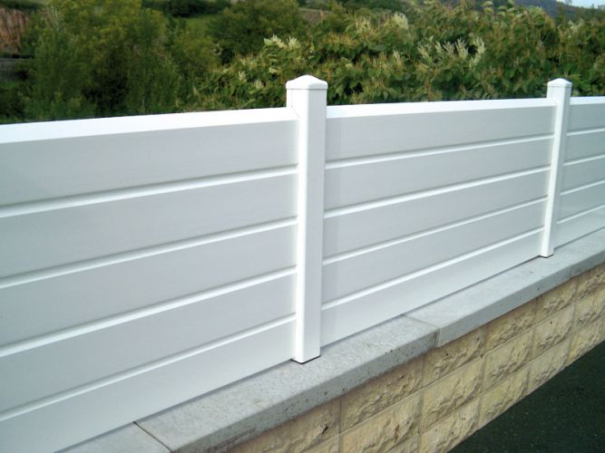 Clôture persienne PVC 150x98 cm - MOREY