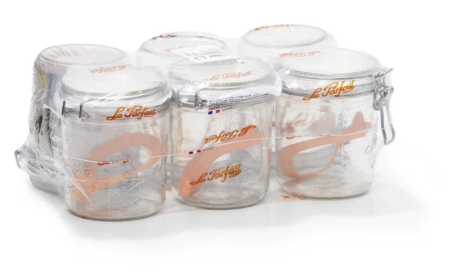 6 Terrines 750gr Ø100mm - LE PARFAIT