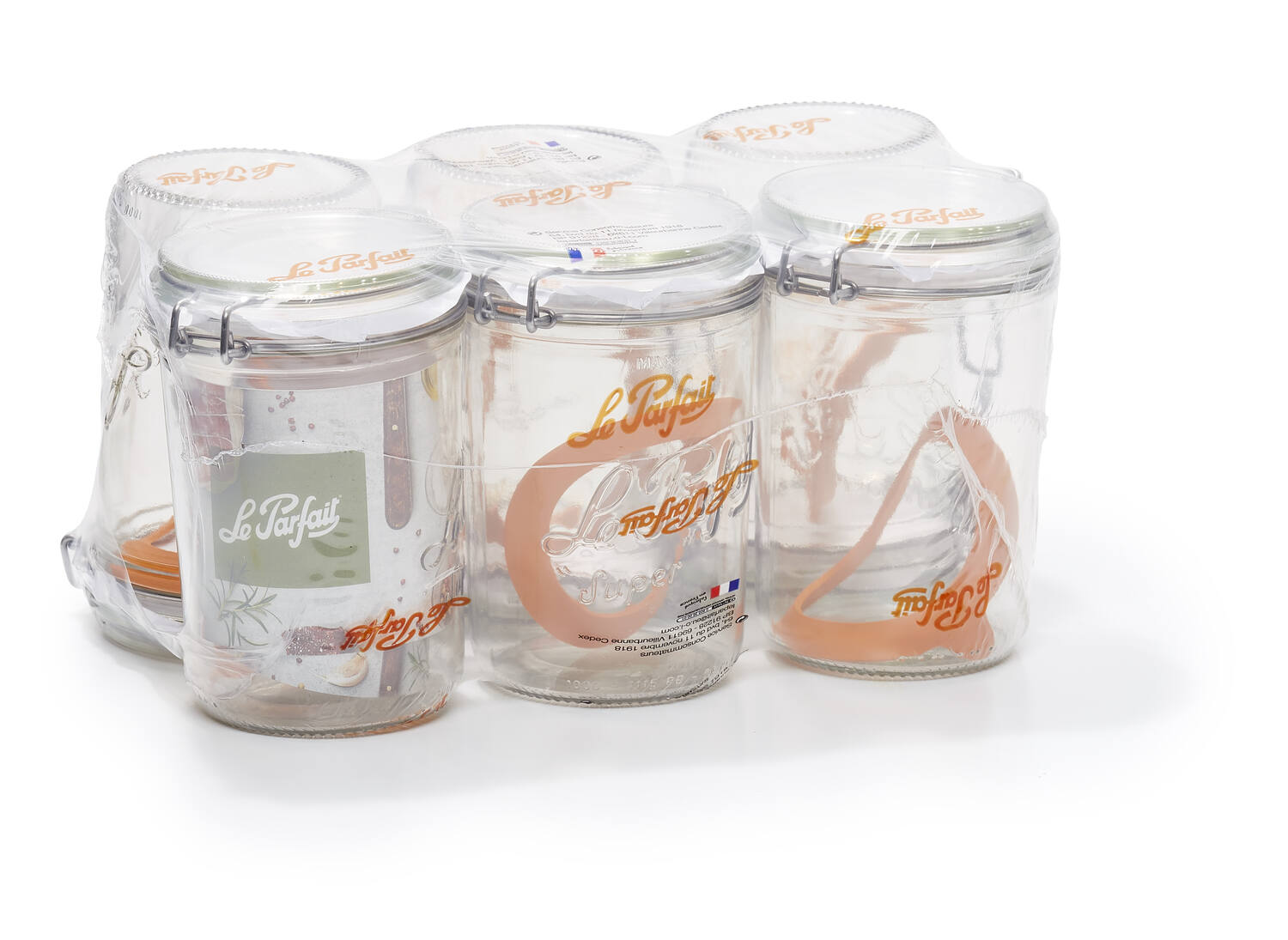 6 Terrines 1kg Ø100mm - LE PARFAIT