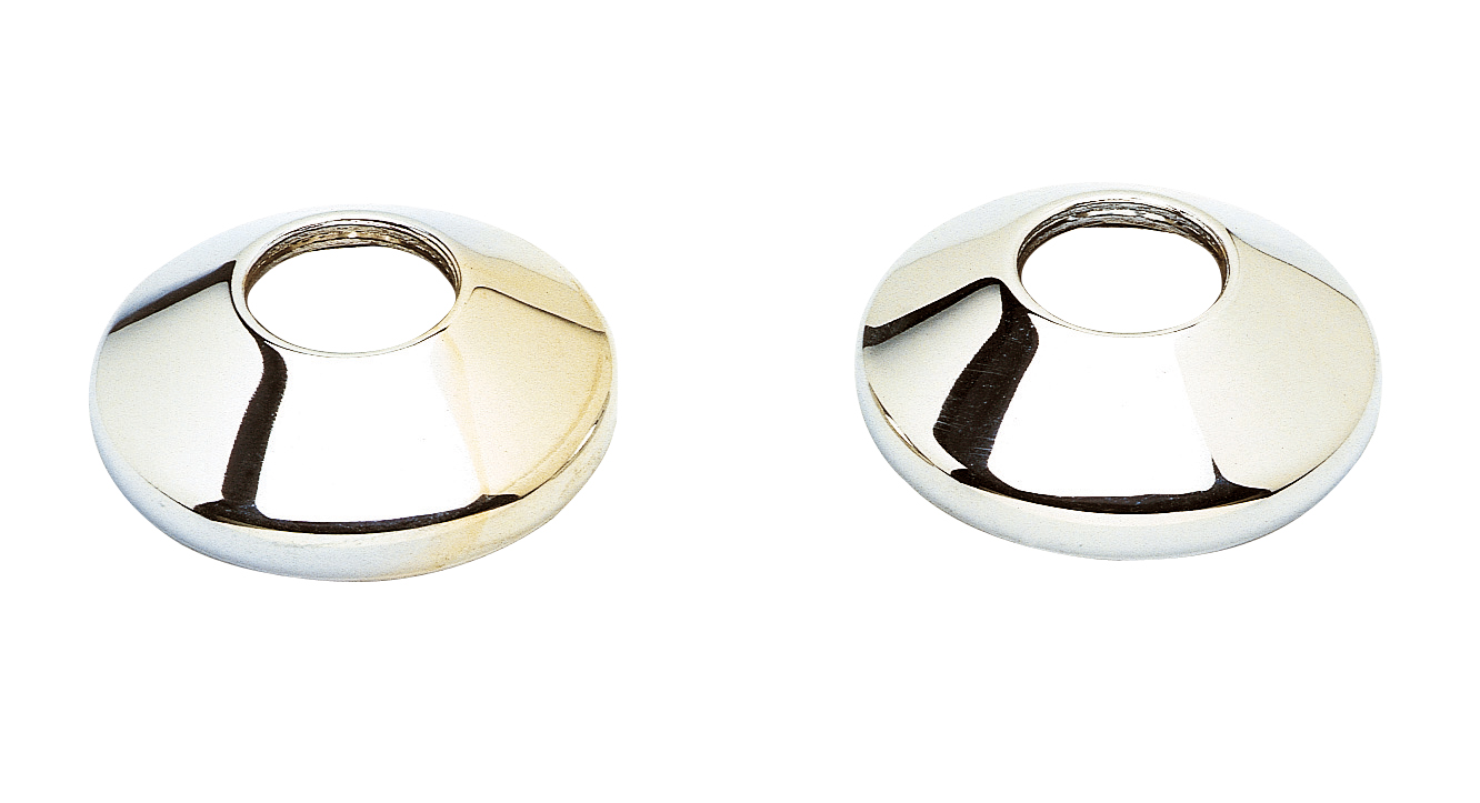 Rosaces chromées x 2