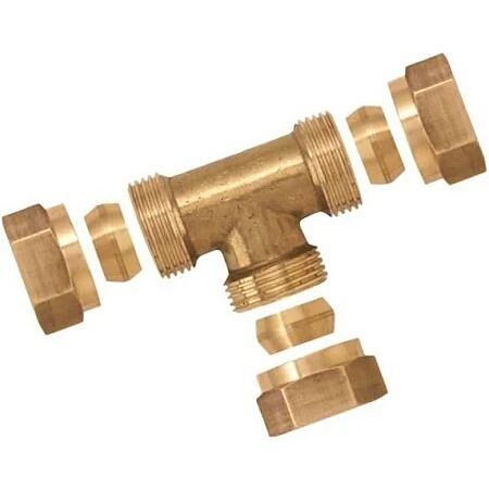 Té bicône laiton Ø10 - 3117496 - BOUTTE