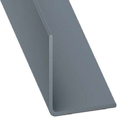 Cornière PVC 20x20mm 2m Gris Titane