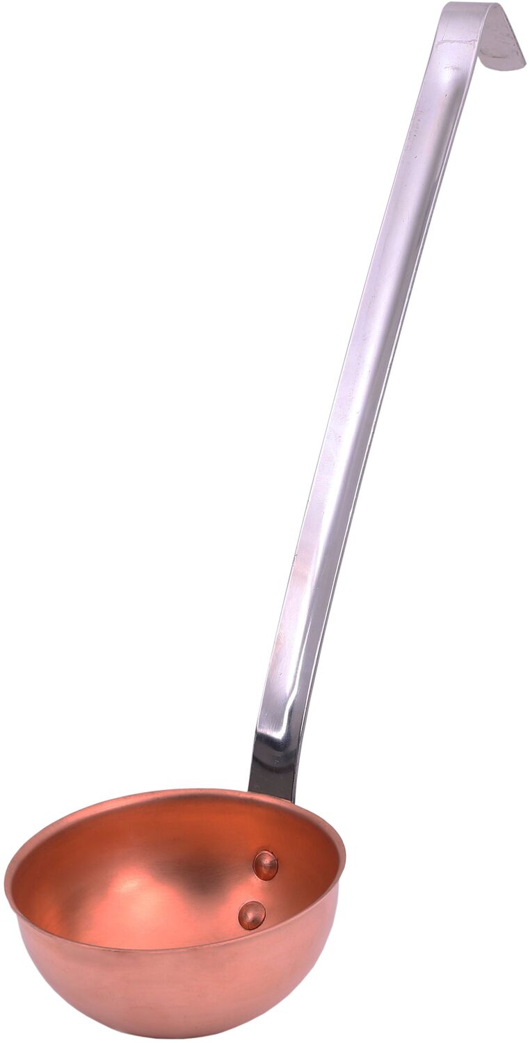 Louche Cuivre Ø11cm Manche Inox - LE PRATIQUE