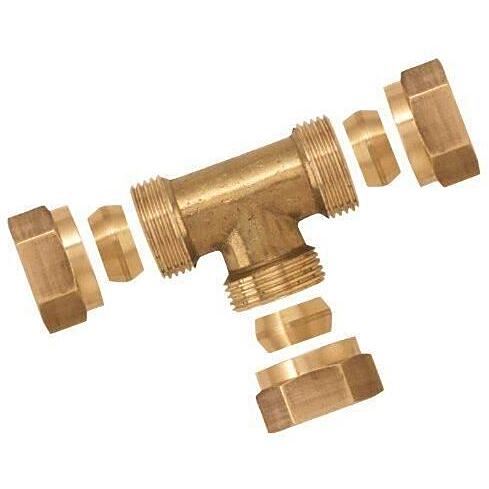 Té bicône laiton Ø16 - 3117533 - BOUTTE