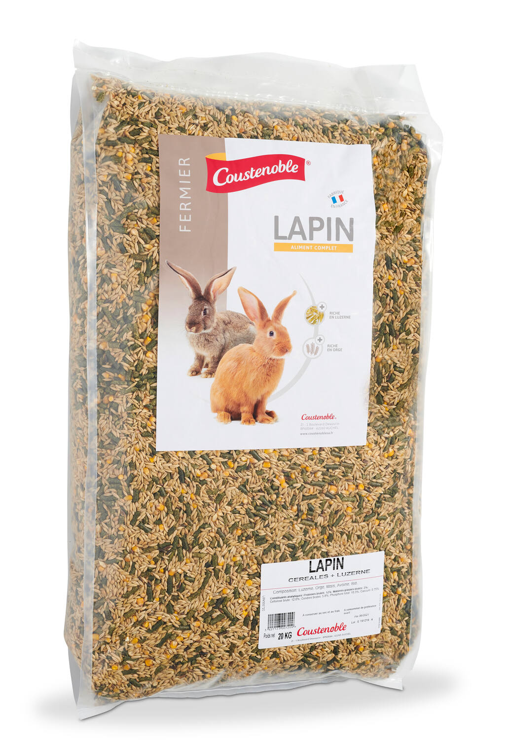 Céréale Luzerne Lapin 20kg - BELCANTO