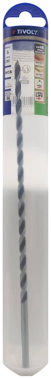 Foret bois long Ø5 L250 mm - TIVOLY