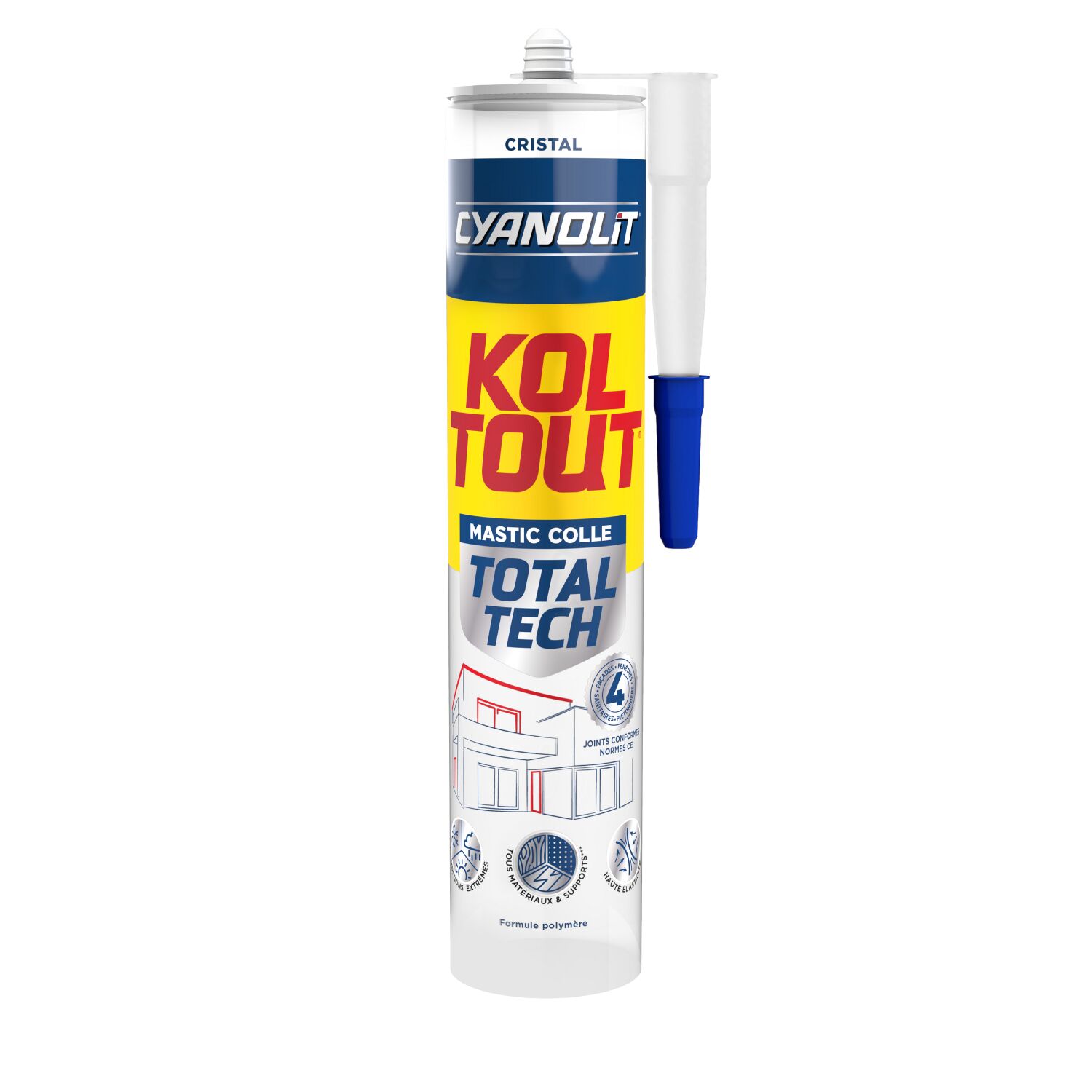 Colle et Joint Construction Koltout Ultra Cristal 290ml - CYANOLIT