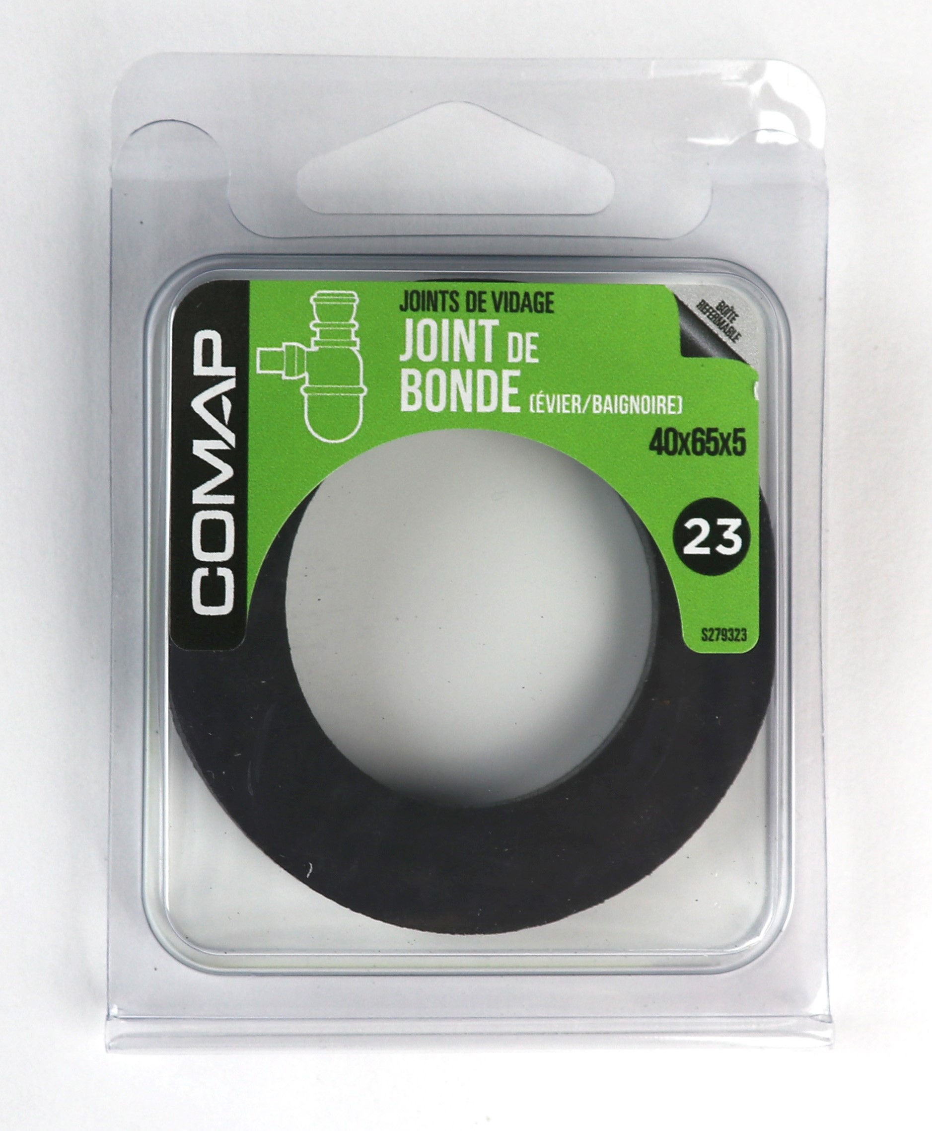Joint de bonde évier/baignoire 40x65x5 - COMAP